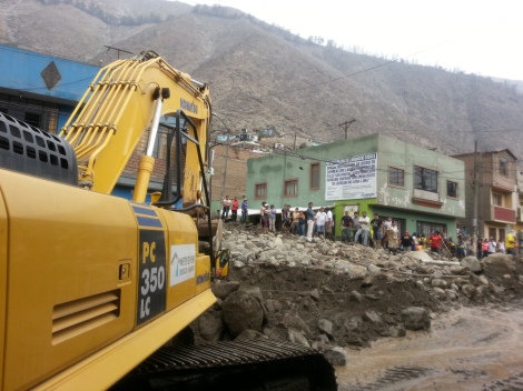 La zona de Inka Kola también se vio seriamente afectada.  / Foto: Info5News
